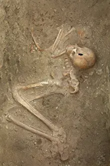 Mounds: Skeleton, Dilmun tomb, Janabiyah, Bahrain