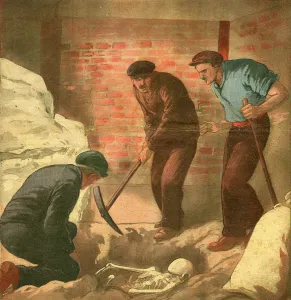Clichy: SKELETON DISCOVERED/1933
