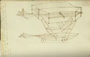 Elevator: Sketch of the 1849 boy-carrying machine