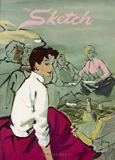 Carafe: The Sketch front cover 1956