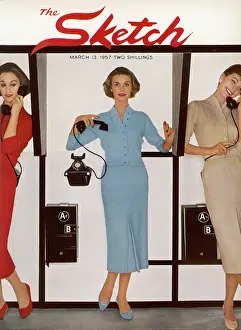 Booths: The Sketch front cover, 1957