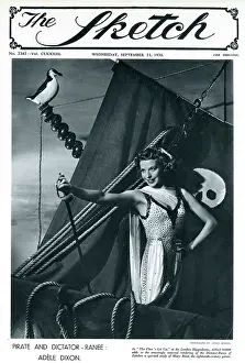 Mcbean: Sketch cover - Adele Dixon by Angus McBean