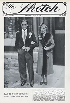 Iln - Consolidated Archive Holdings Ltd: Sketch cover - Douglas Bader and his wife