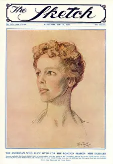 Earhart: Sketch cover featuring Amelia Earhart by Olive Snell