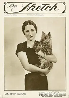 Warfield: The Sketch front cover: Mrs Ernest Simpson