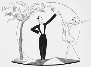 Eleanora: A sketch by Fish of the ballroom dancing stars