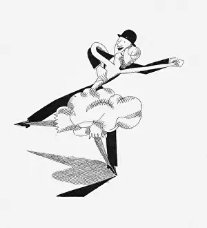 Moderne: Sketch by Fish of Fred Dixon in his Danse Moderne