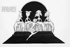 Silvery: Sketch by Fish of Jean Rai and chorus in Silvery