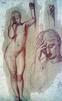 Thoughtful: Sketch for Le recueillement