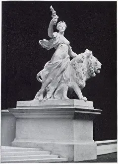 Preparatory: Sketch model for Peace for Victoria Memorial