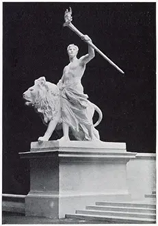 Preparatory: Sketch model for Progress for Victoria Memorial