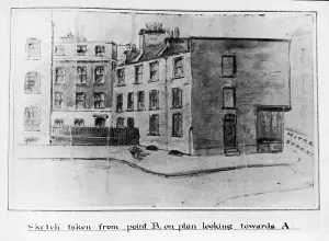 Aldgate: SKETCH OF MURDER SCENE