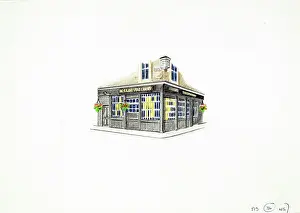 Olde: Sketch of Olde Watling PH, Bow, London