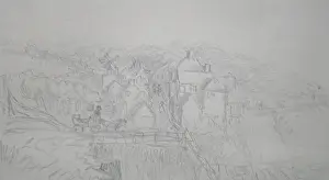 Pegwell: Sketch of Pegwell Bay, Kent