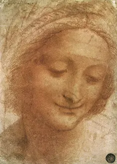 Gracious: Sketch of Saint Anne, by Leonardo da Vinci