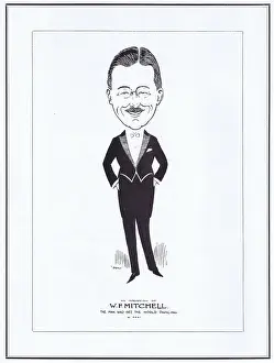 Palas: Sketch of W.F. Mitchell, proprietor of the Palais de Danse