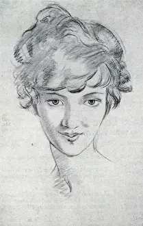 Smirking: Sketch of a Woman