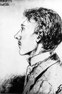 Linz: Sketch of the young Adolf Hitler, 1905
