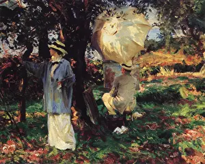 Sketching: The Sketchers, by John Singer Sargent