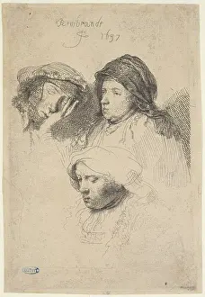 Napping: Three sketches of faces