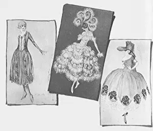 Marcelle: Three sketches by Marcelle De Saint Martin