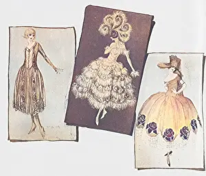 The Jazz Age Club Collection: Three sketches by Marcelle De Saint Martin