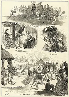 Spectating: Sketches at Wimbledon 1879