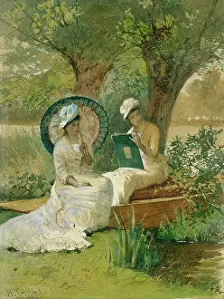 Sketching: Sketching in the Shade ' two women