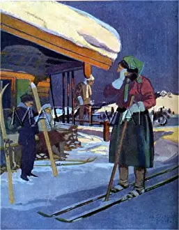 Piste: AT A SKI CHALET 1915