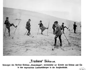 Downhill: Ski course in Berlin, 1919