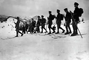 Agers: Ski exercise, 1918