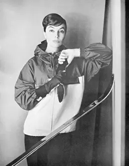 Skiier: Ski fashion 1956