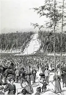 Holmenkollen: SKI RACE IN OSLO 1895