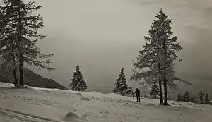 Lilienfeld: Skier on the Klosteralpe
