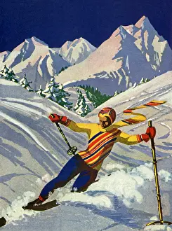Lechner: Skier on Slope