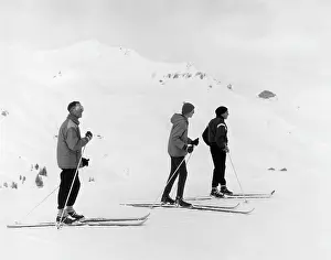 Skiis: THREE SKIERS