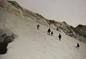 Glaciers: Skiers on the Krimmler Kees