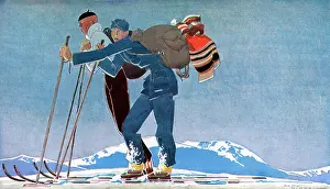 Slowly: TWO SKIERS GO SLOWLY 31
