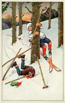 Aug18: Skiing misfortune