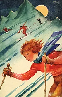 Peers: Skiing in Moonlight