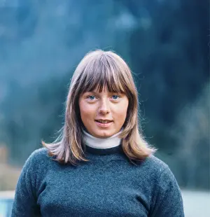 Annemarie: Skiracer Annemarie Moser-Proll. Austria. Photograph