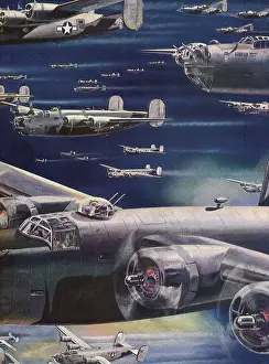 Liberators: Sky filled with B-24 Liberators