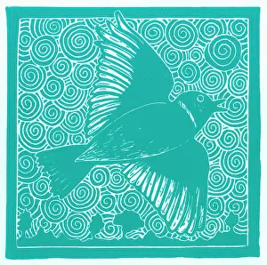 Cuts: A skylark soars above the trees