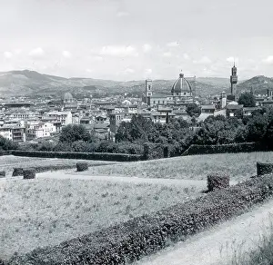Rooftops: Skyline and rooftops of Florence, Italy