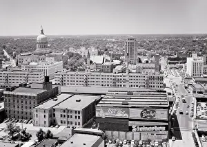 May001: Skyline State Capitol Building (Left) and City