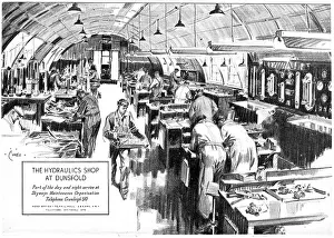 Dunsfold: Skyways Aircraft Maintenance Services. Dunsfold