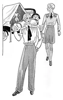 Slacks: Slacks and shorts for camping trips, 1931