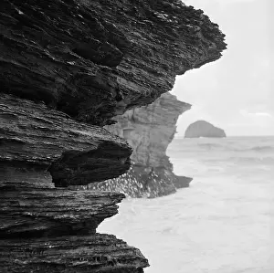Outcrops: Slate cliff