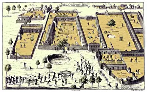 Nigeria: Slave Compound, Gulf of Guinea, 1746