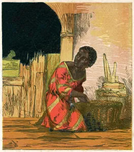 Nervously: SLAVE GIRL IN USA/1867